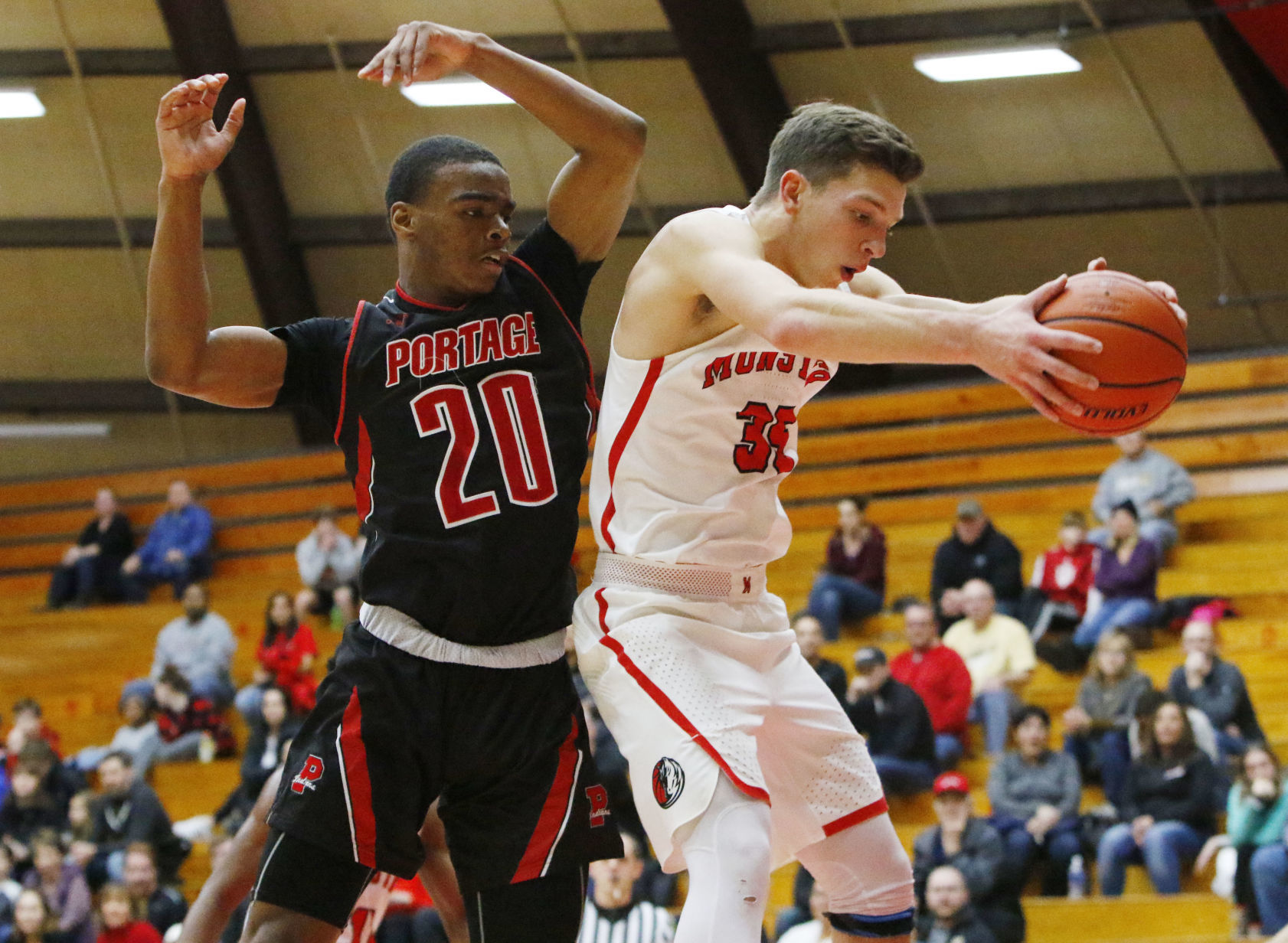 Portage at Munster boys basketball
